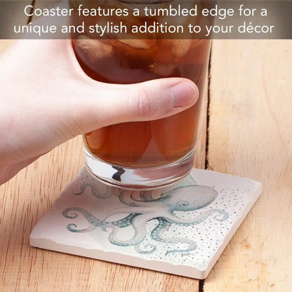 Ocean Treasures Single Coaster - 12 Assorted