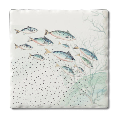 Ocean Treasures Single Coaster - 12 Assorted