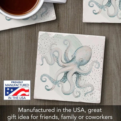 Ocean Treasures Single Coaster - 12 Assorted