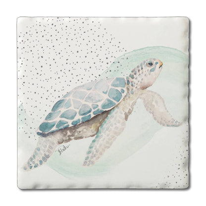 Ocean Treasures Single Coaster - 12 Assorted
