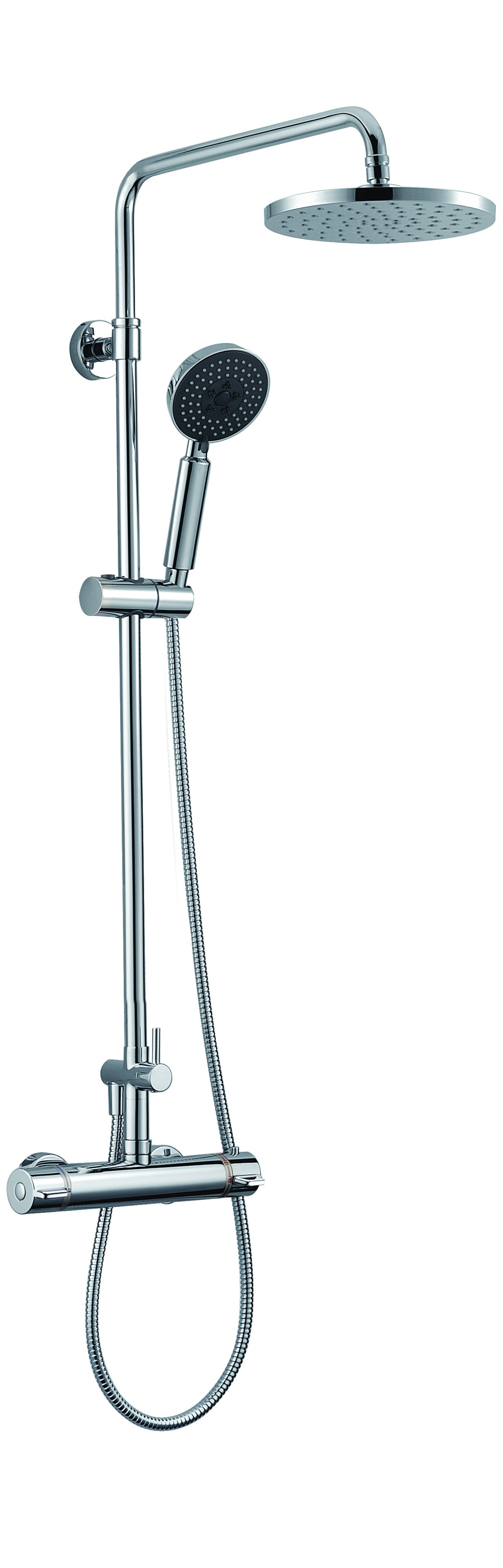 ALFI brand AB2867 Round Style Thermostatic Exposed Shower Set