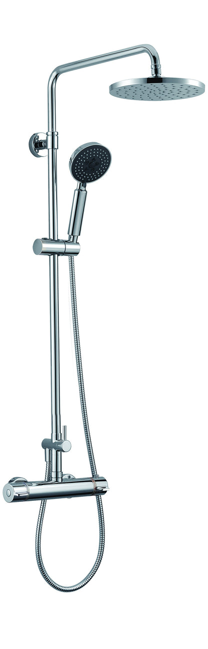 ALFI brand AB2867 Round Style Thermostatic Exposed Shower Set