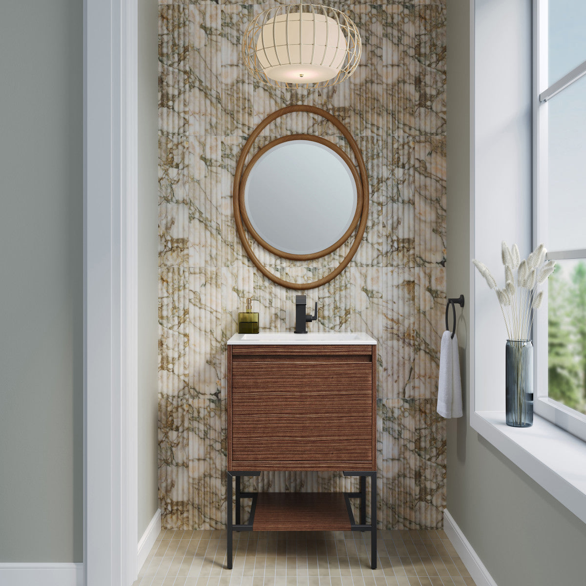 Mantova 23.6" Single Vanity Cabinet