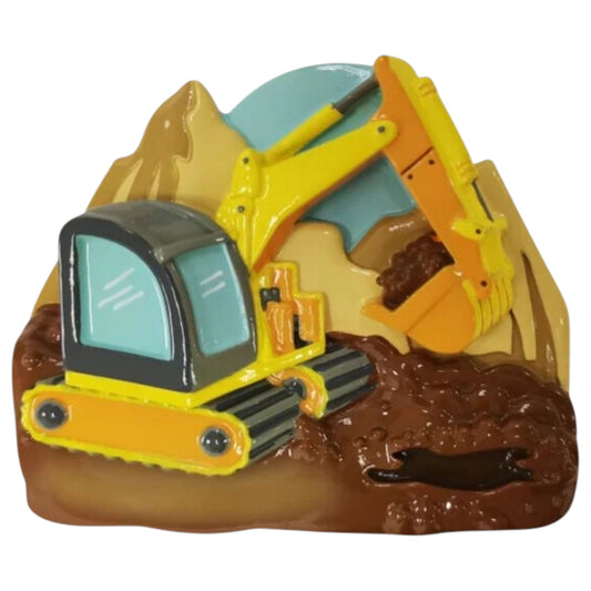 Excavator Ornament
