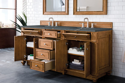 Bristol 72" Double Vanity Cabinet, Bright White