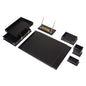 MOOG Prestige  Personalized Wooden Brown Desk Set - 8 PCS