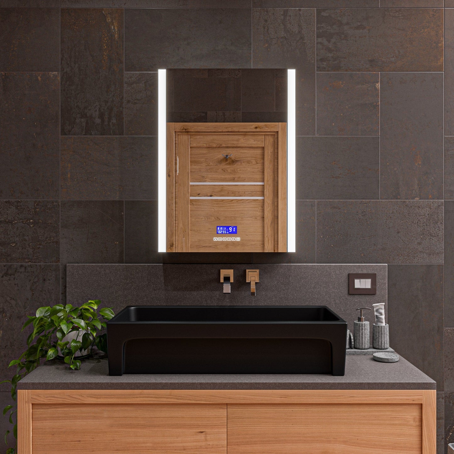 ALFI brand AB1256 Single Lever Wallmount Bathroom Faucet