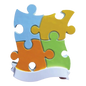 Puzzle Piece Ornament - Family of 4