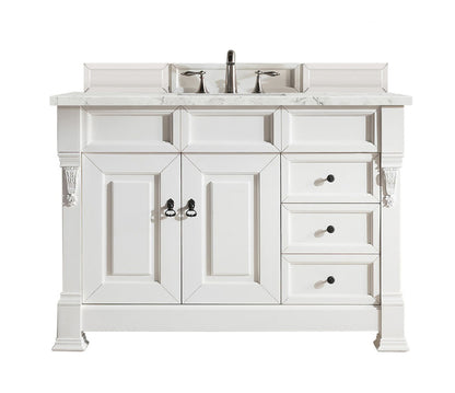 Brookfield 48" Single Vanity Cabinet, Bright White