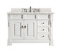 Brookfield 48" Single Vanity Cabinet, Bright White