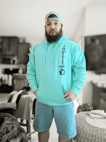 Oh Holy Night | True Story | Mint Green Hoodie