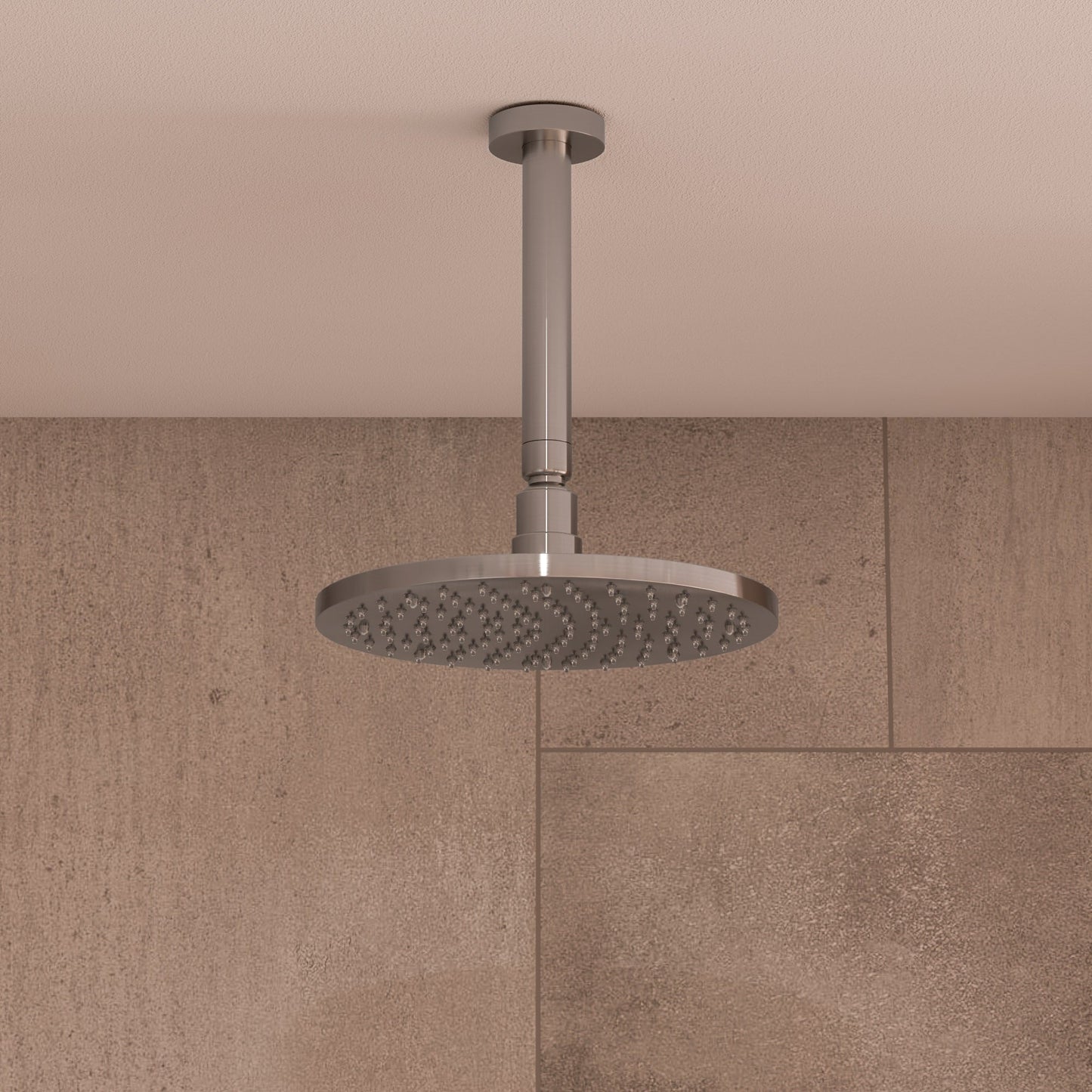 ALFI brand LED8R 8" Round Multi Color LED Rain Shower Head