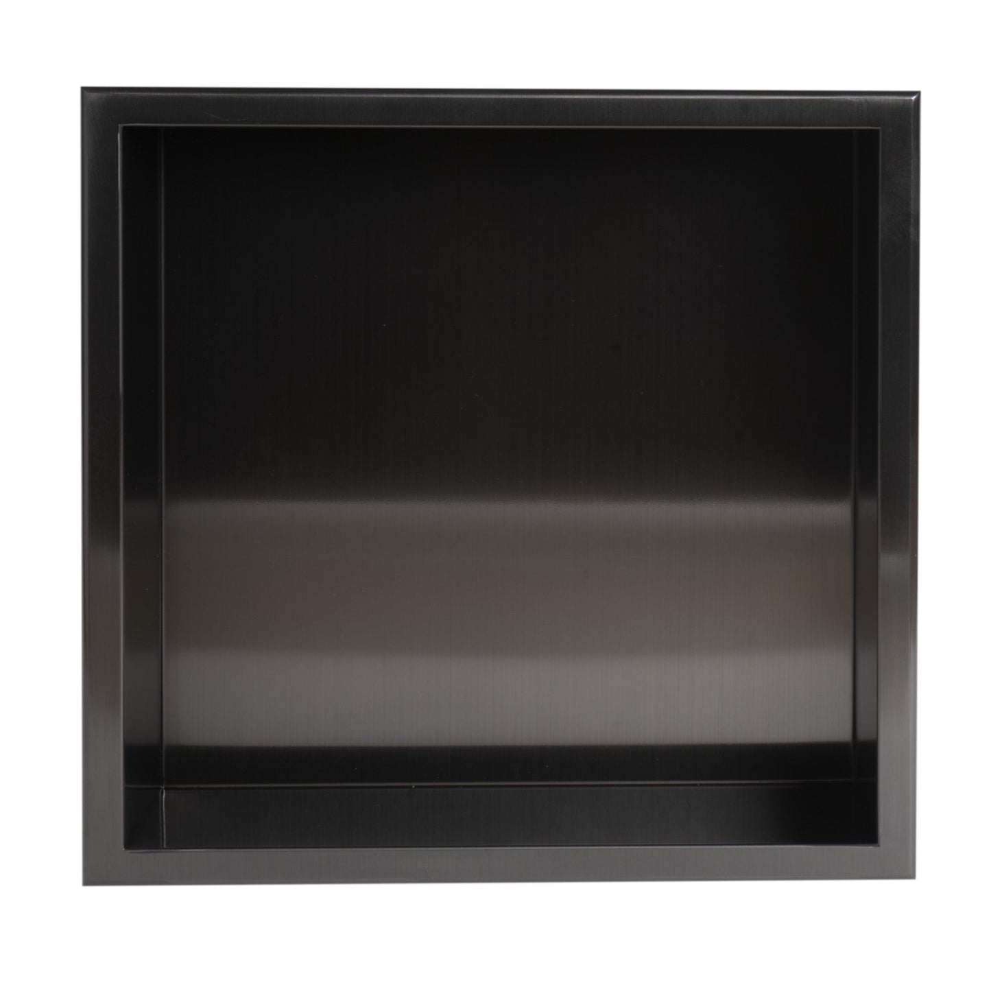 ALFI brand ABNP1616 16" x 16" Steel Square Single Shelf Shower Niche