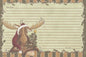 Recipe Cards - 4x6 - Lazy Christmas Moose