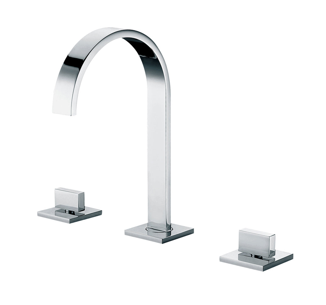 ALFI brand AB1336 Gooseneck Widespread Bathroom Faucet