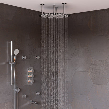 ALFI brand AB3830 2" Round Adjustable Shower Body Spray