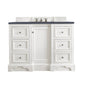 De Soto 48" Single Vanity Cabinet, Bright White