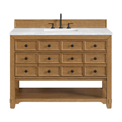 Malibu 48" Single Vanity, Amber Birch