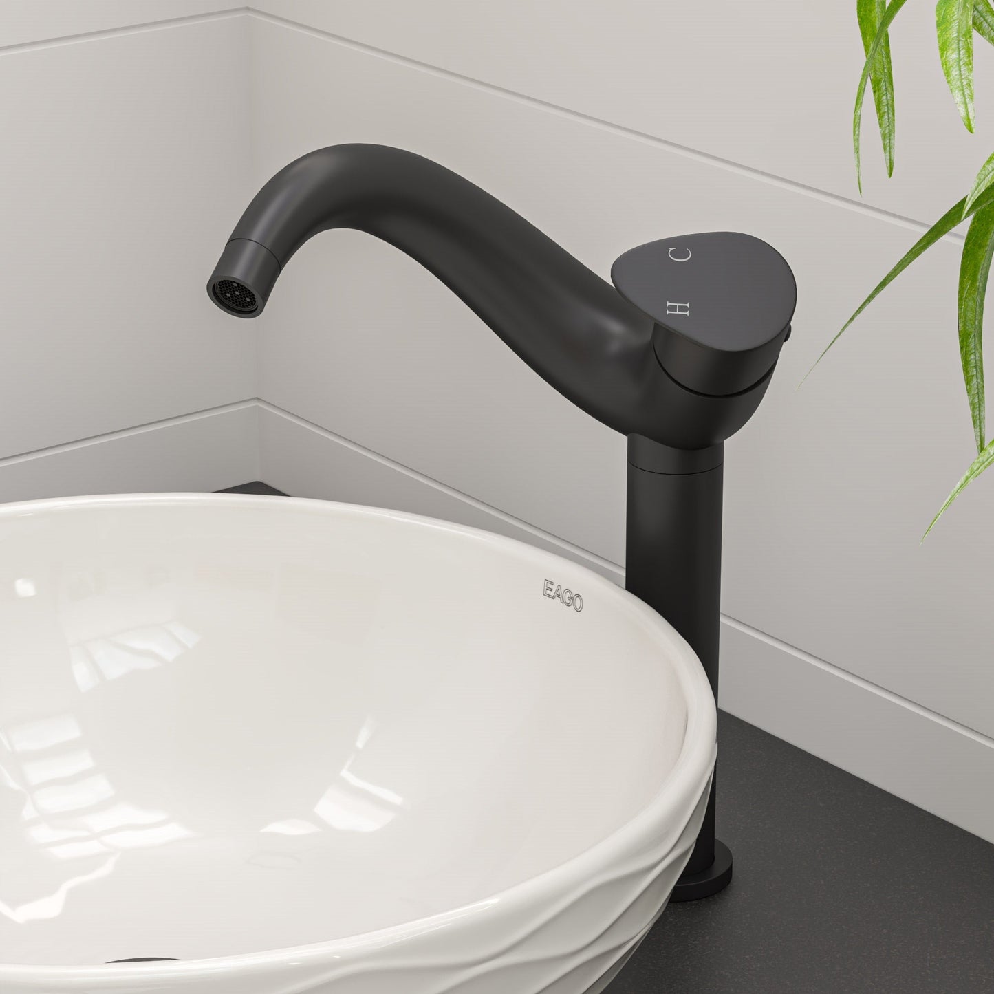ALFI brand  ABC909 White 17" Decorative Round Vessel Above Mount Ceramic Sink