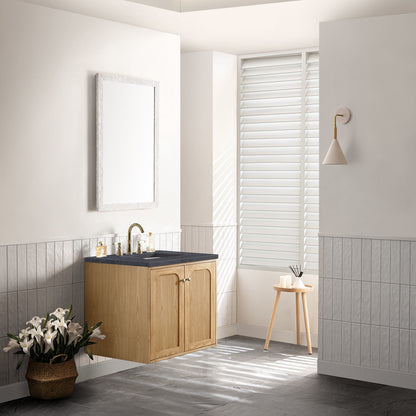 Laurent 30" Single Vanity Cabinet, Light Natural Oak