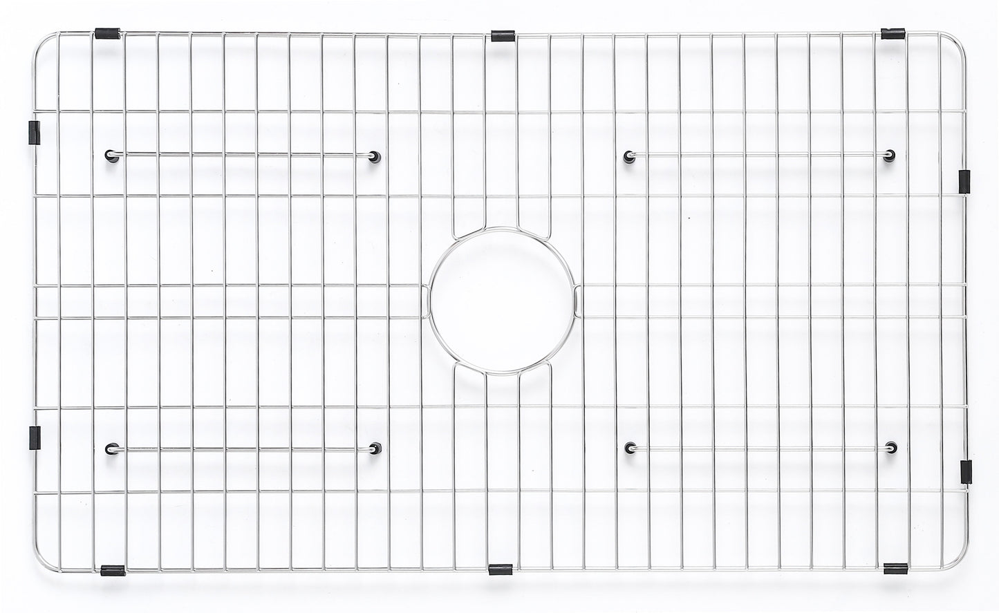 ALFI brand ABFS3320S Workstation 33" x 20" Single Bowl Step Rim Fireclay Farm Sink with Accessories