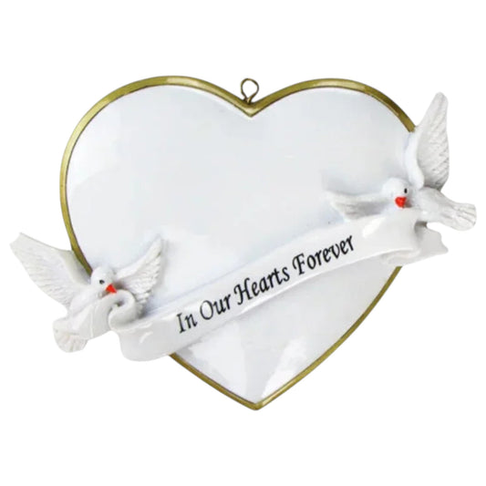 In Our Hearts Forever Memorial Ornament