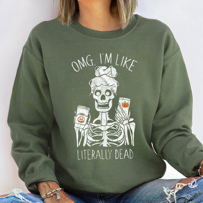 Literally Dead Halloween Sweatshirt