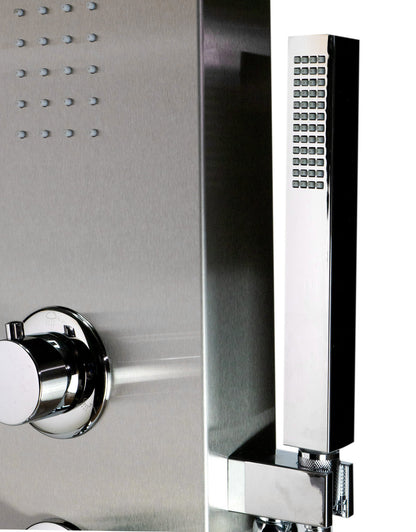 ALFI brand  ABSP20 Modern Stainless Steel Shower Panel with 2 Body Sprays