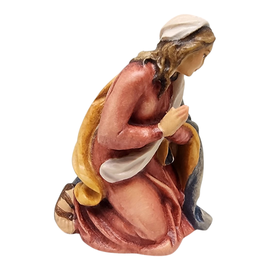 Holy Family - Hand Carved in Wood - 10cm (4 inch)