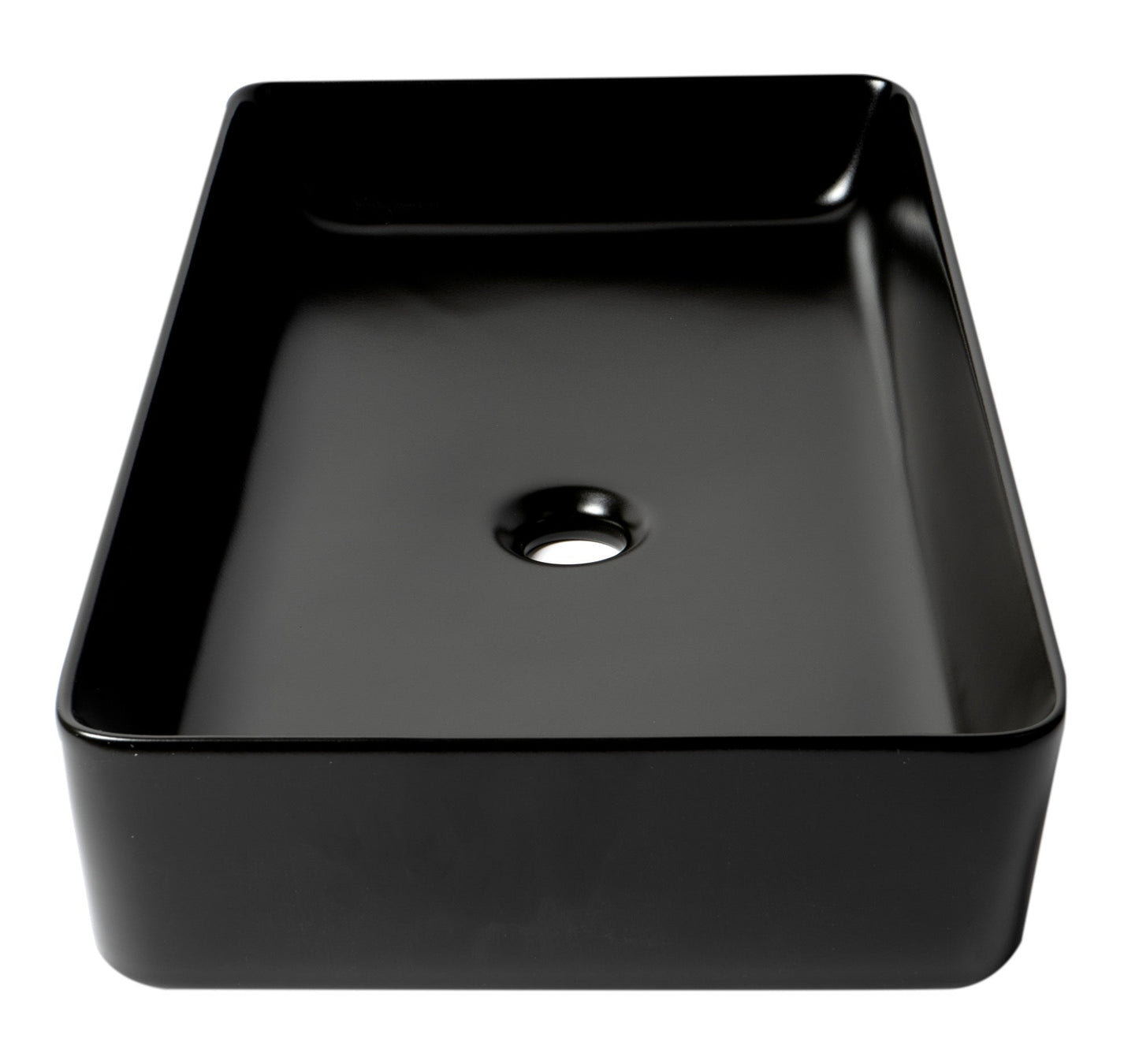 ALFI brand ABC902 24" Modern Rectangular Above Mount Ceramic Sink