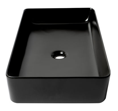 ALFI brand ABC902 24" Modern Rectangular Above Mount Ceramic Sink