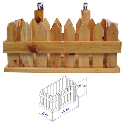 ALFI brand  AB1136 61" Free Standing Cedar Wooden Bathtub with Chrome Tub Filler
