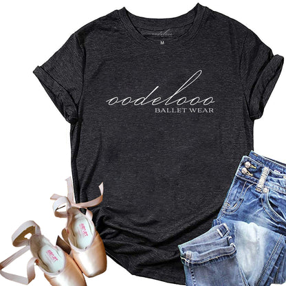 oodelooo Ballet Wear Logo T-Shirt