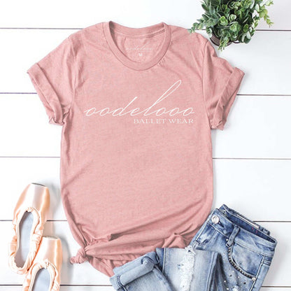 oodelooo Ballet Wear Logo T-Shirt