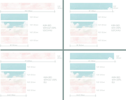 Cloudy Sky Decals | Kitchen + Metal