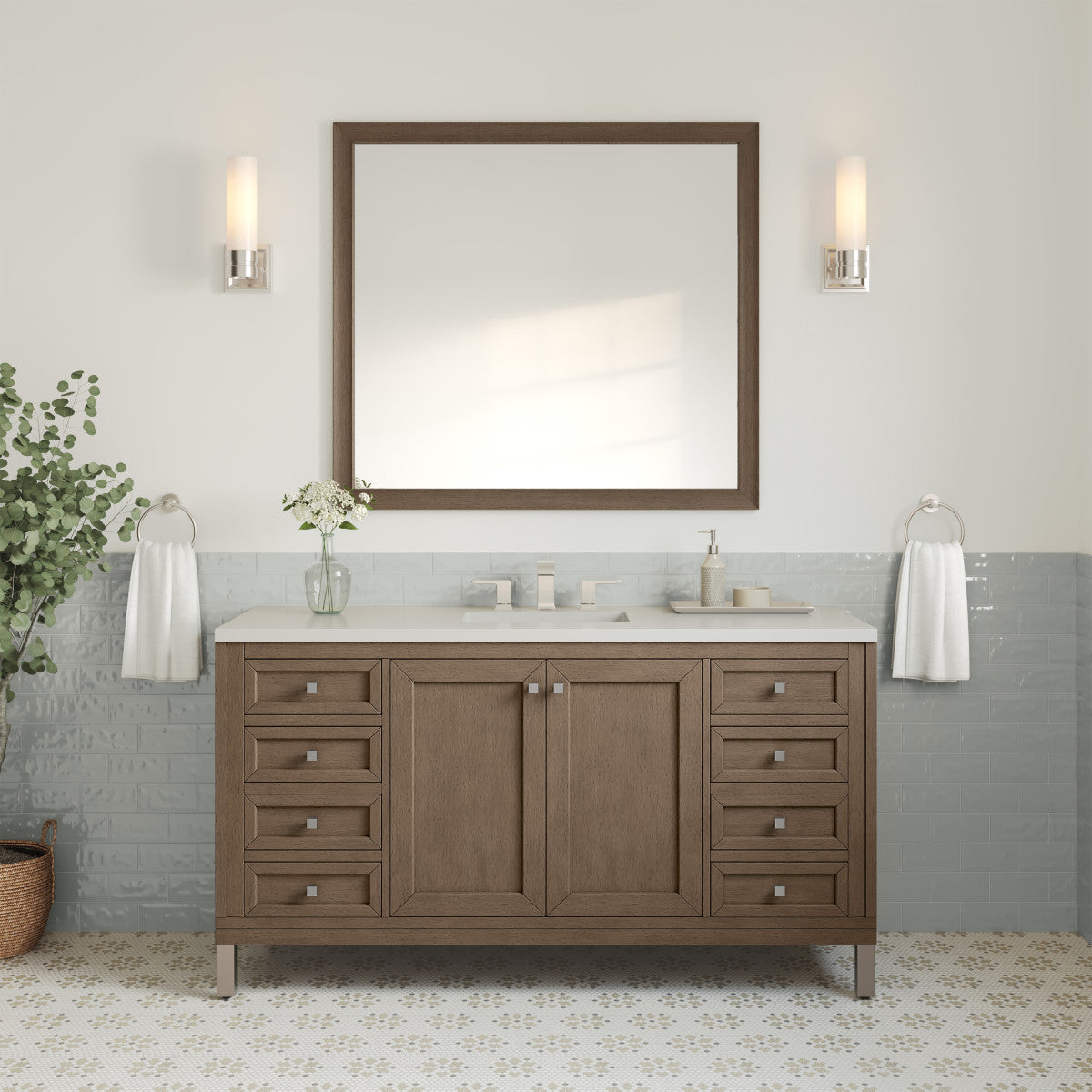Chicago 60" Single Vanity Cabinet