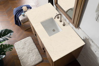 Portland 48" Single Vanity Cabinet, Whitewashed Walnut