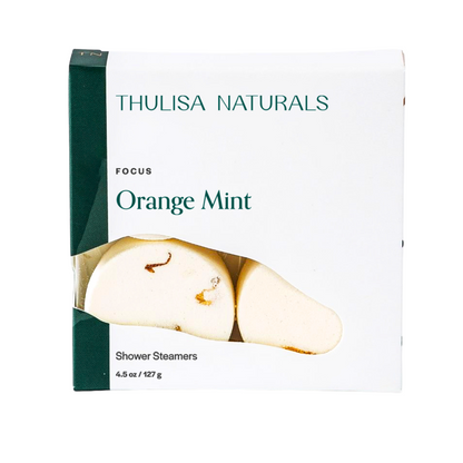 Focus Orange Mint Shower Steamers -4 Pack