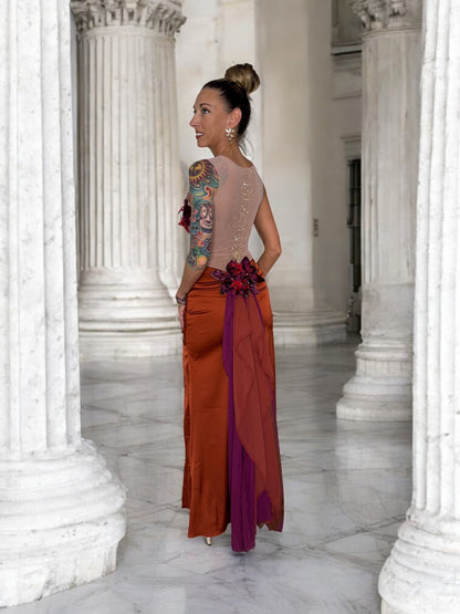 Celestial Ember Gown Evening Wear Separates Ballet Inspired Prom Dress