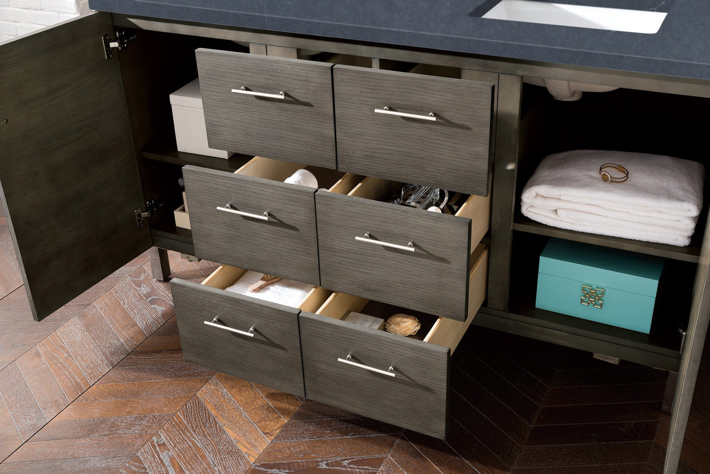 Metropolitan 60" Double Vanity Cabinet