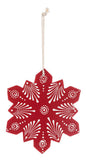 Hand Painted Snowflake Ornament -