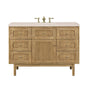 Laurent 48" Single Vanity Cabinet, Light Natural Oak