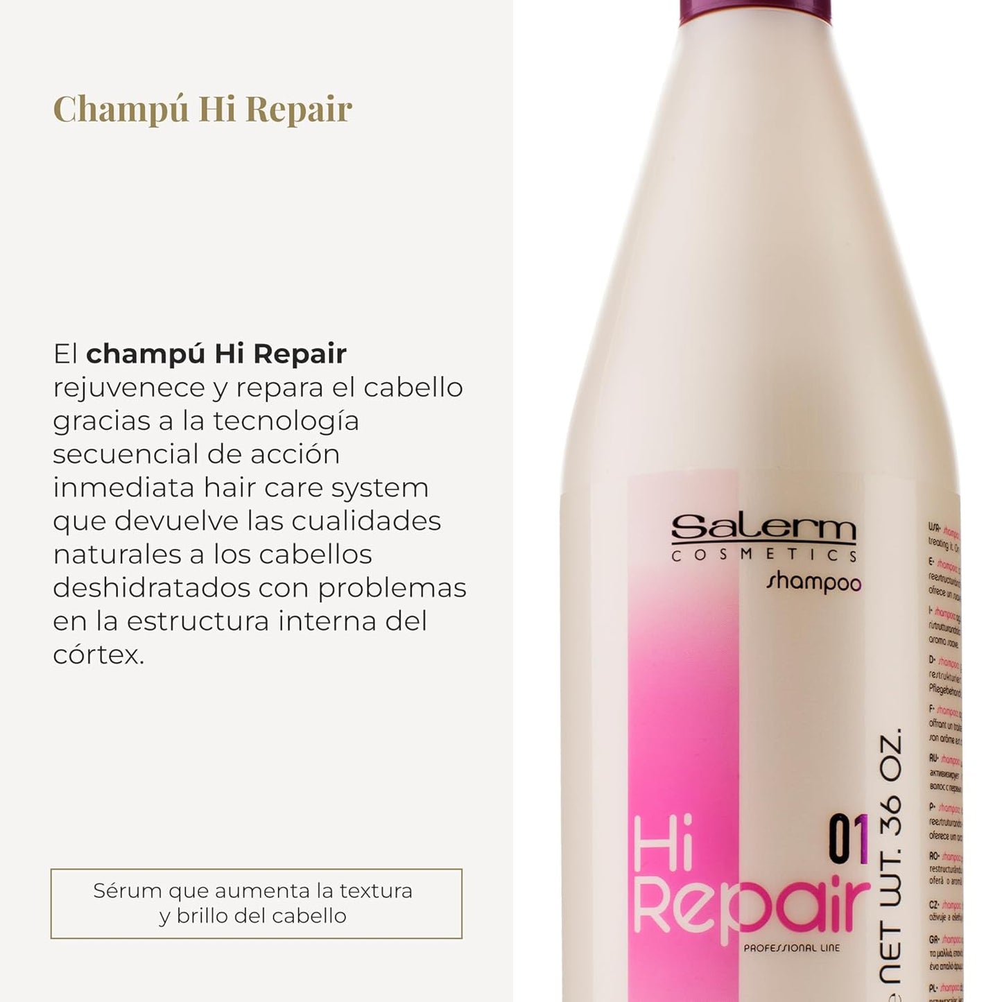 SALERM - Repairing Shampoo - Hi Repair 36 oz