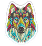 Large Flex Magnet - Native Wolf