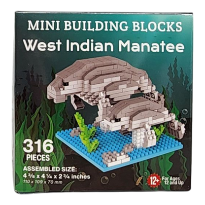 Mini Building Blocks - West Indian Manatee