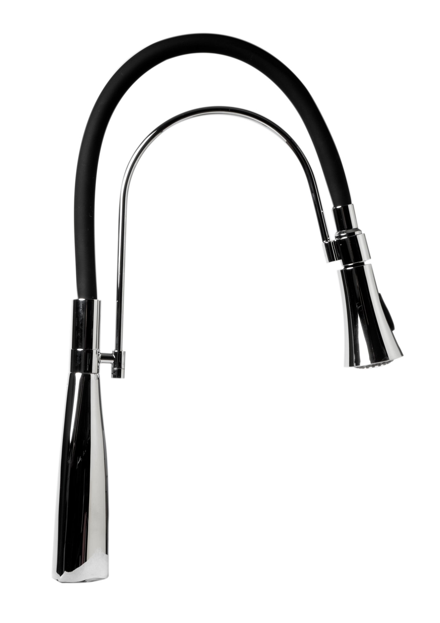 ALFI brand ABKF3001 Kitchen Faucet with Black Rubber Stem