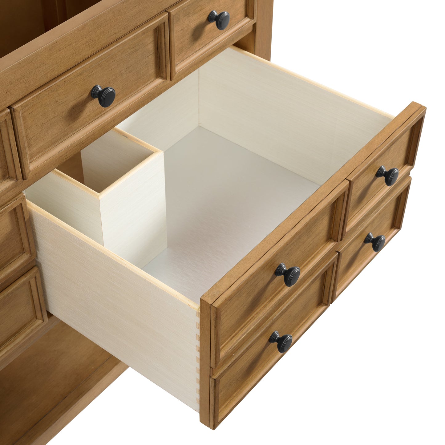 Malibu 72" Double Vanity Cabinet, Amber Birch