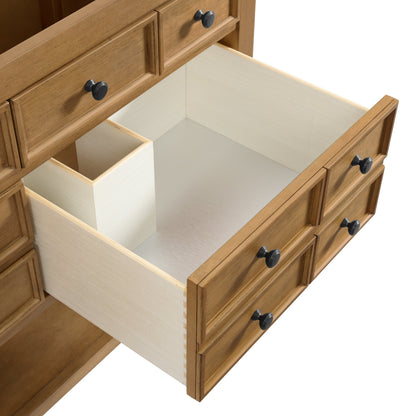 Malibu 72" Double Vanity Cabinet, Amber Birch