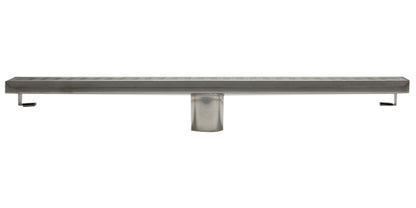 ALFI brand  ABLD24C 24" Long Modern Stainless Steel Linear Shower Drain with Groove Holes
