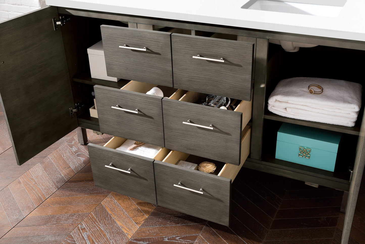 Metropolitan 60" Double Vanity Cabinet